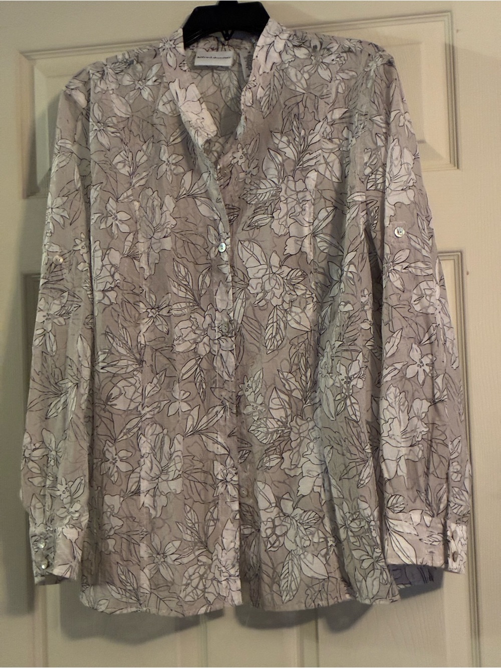 Alfred Dunner Button Front Blouse